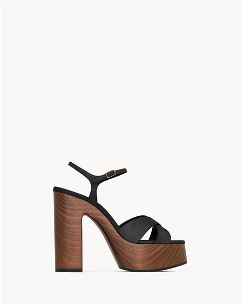 ysl bianca platform|saint laurent bianca sandals.